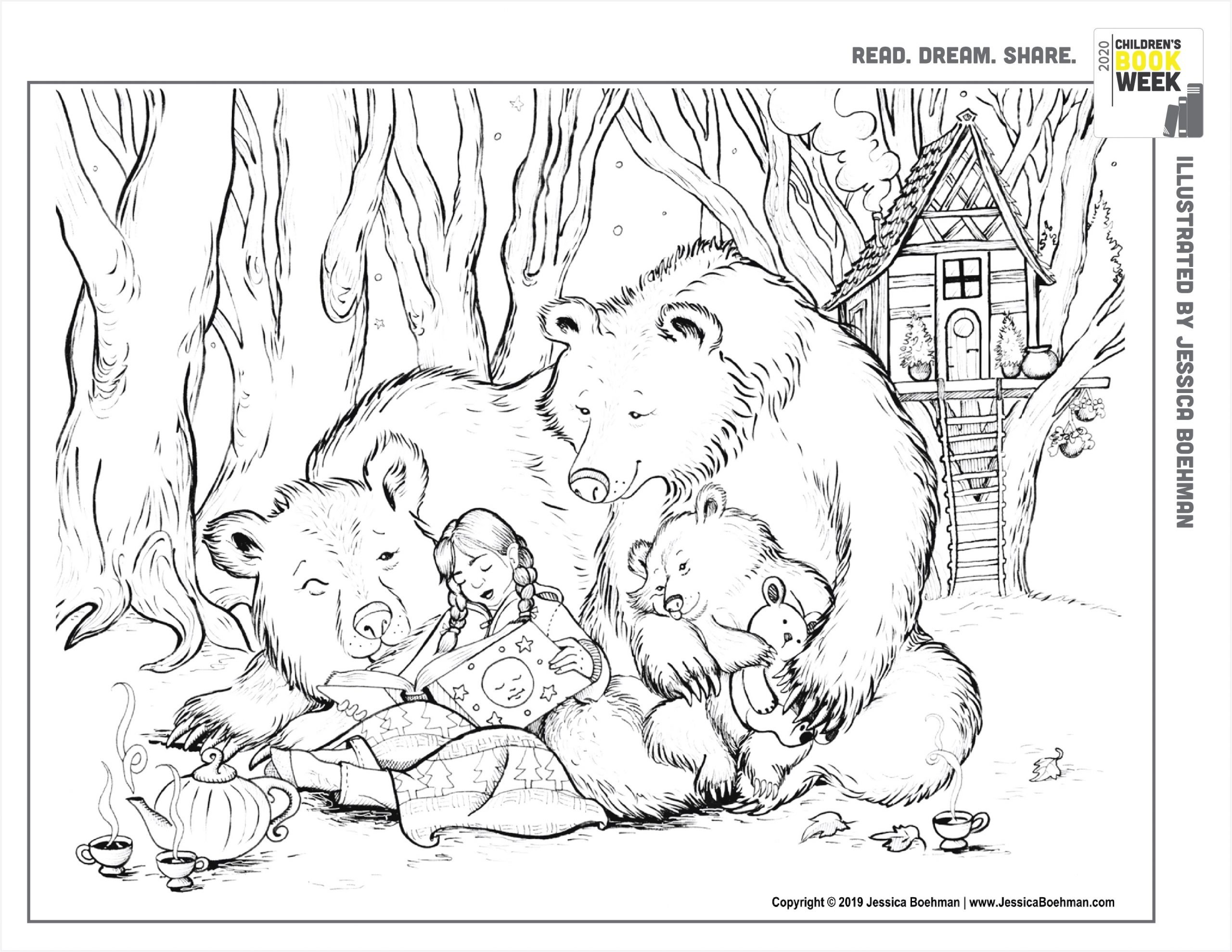 Coloring Book Pages – Every Child a Reader