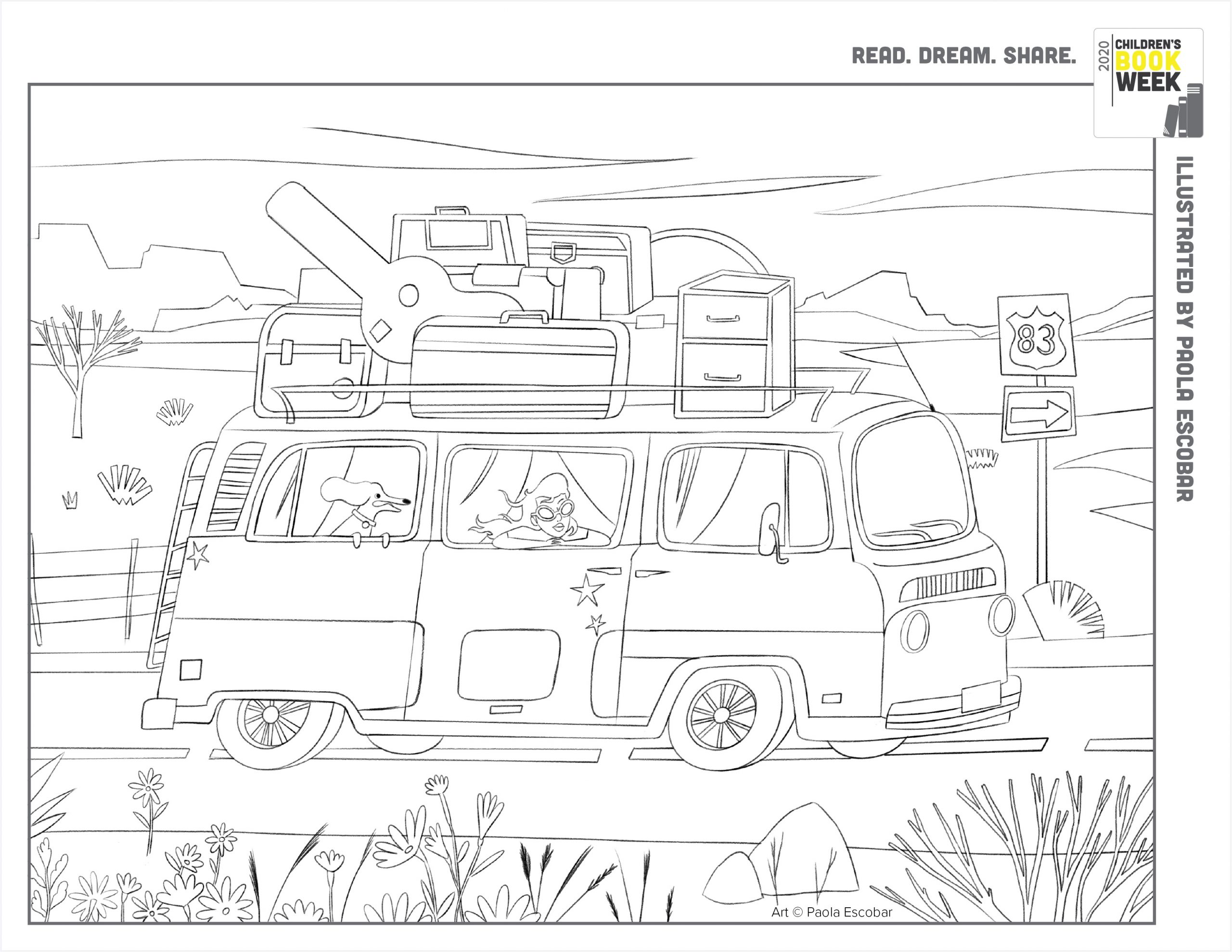 children's coloring book pages