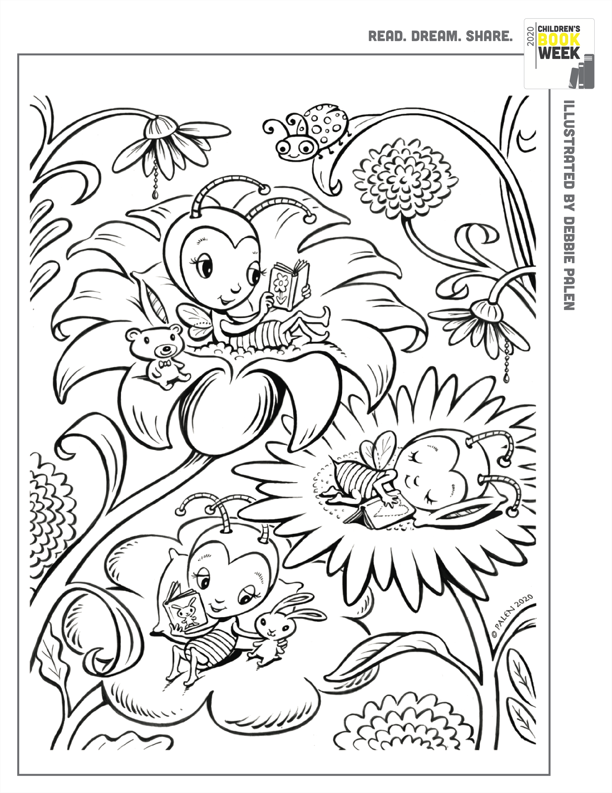 coloring pages from Every Child a Reader