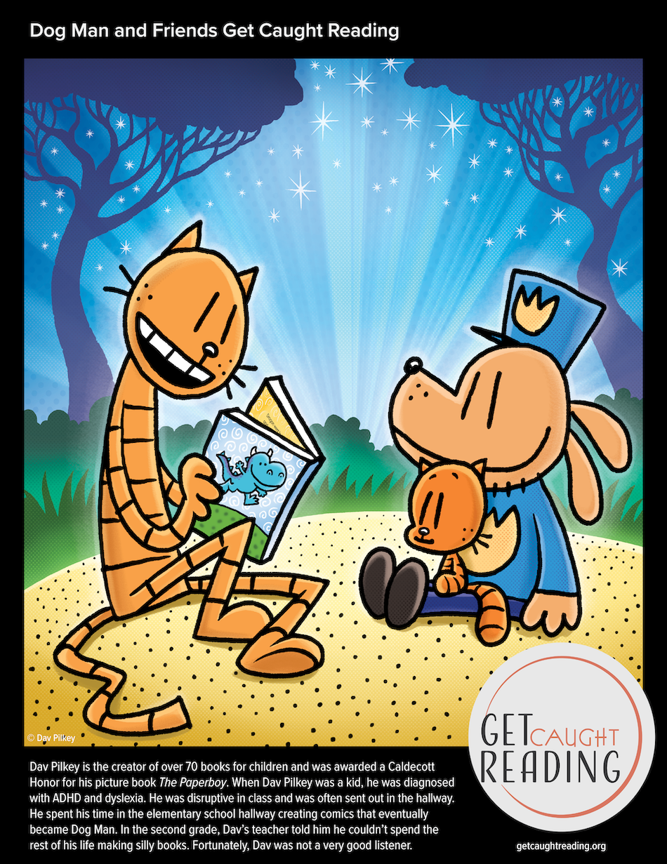Dog Man and Friends Get Caught Reading for Fall Children’s Book Week
